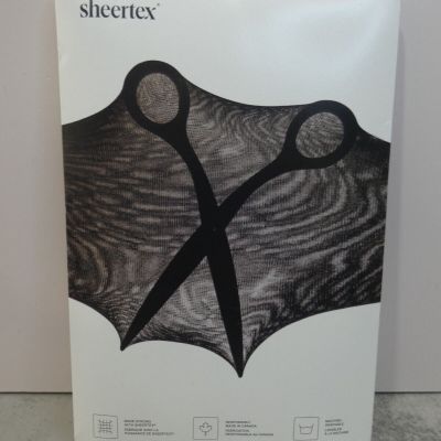 Sheertex New Women's L Black Shaping Sheer Rip Resist Tights